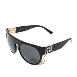 Versace Black MOD. 4333-A Round Sunglasses