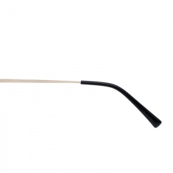 Versace Gold/Black MOD 2176 Medusa Rimless Round Sunglasses