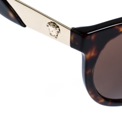 Pre Owned Versace Brown Tortoise MOD.4347 Sunglasses