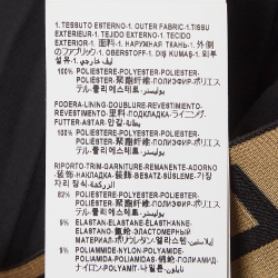 Pre Owned Versace Black Sheer Crepe Pleated Maxi Skirt S