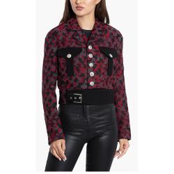 Pre Owned Versace Red Versus Gianni Printed Jacket S (IT 40)