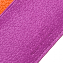 مملوكة مسبقًا Versace Multicolor Leather Card Case