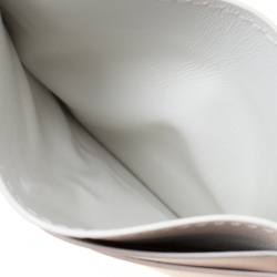 مملوكة مسبقًا Versace White Leather Card Case