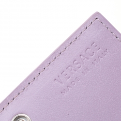 Versace Black Leather Card Case Wallet