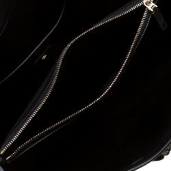 Pre Owned Versace Black Leather Palazzo Medusa Tote