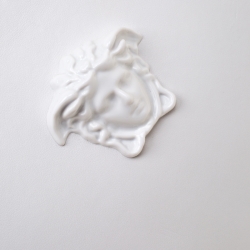 Pre Owned Versace White Leather Palazzo Medusa Camera Crossbody Bag