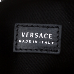 مملوكة مسبقًا Versace Black Leather Medusa Pochette