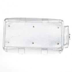 Pre Owned Versace Large Metallic Snap Out of It 