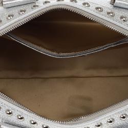 Pre Owned Versace Large Metallic Snap Out of It 