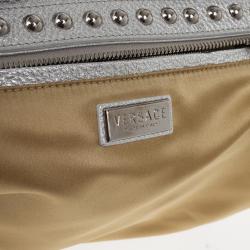 Pre Owned Versace Large Metallic Snap Out of It 