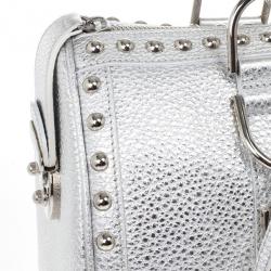 Pre Owned Versace Large Metallic Snap Out of It 