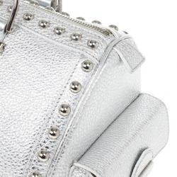 Pre Owned Versace Large Metallic Snap Out of It 