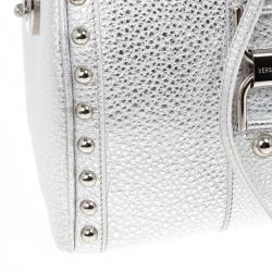 Pre Owned Versace Large Metallic Snap Out of It 