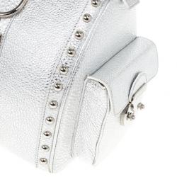 Pre Owned Versace Large Metallic Snap Out of It 