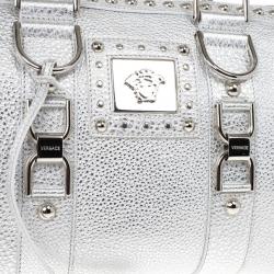 Pre Owned Versace Large Metallic Snap Out of It 