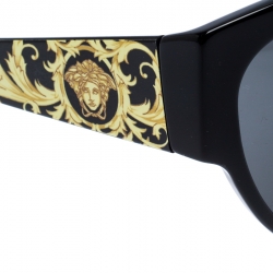 Versace Baroque Medusa Print/ Grey Gradient MOD. 4230 Cat Eye Sunglasses