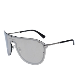  Versace Silver Mirror MOD.2180 Shield Sunglasses