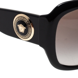 Versace Black Gradient MOD.4243 Oversized Sunglasses