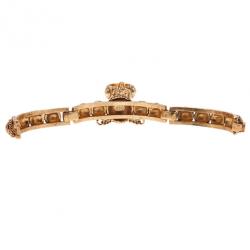 Versace Gold-Plated Chain Linked Ring and Bangle 19CM Size 54