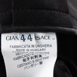 مملوكة مسبقًا بنطلون فرساتشي كولكشن فضفاض أسود M