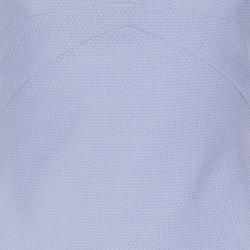 Pre Owned Versace Lilac Textured Cotton Fitted Sleeveless Dress S