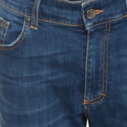 Versace Collection Indigo Faded Effect Denim Trend Fit Jeans L