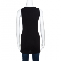 Pre Owned تانك توب فيرساتشي كولكشن ميدوسا أسود S