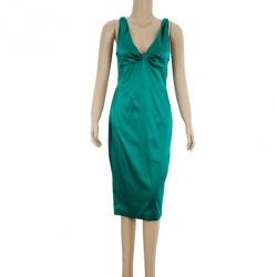 Pre Owned Versace Signature Silk Dress M