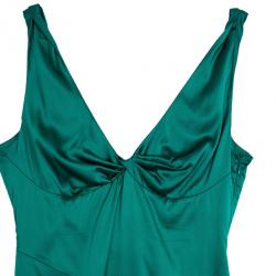 Pre Owned Versace Signature Silk Dress M