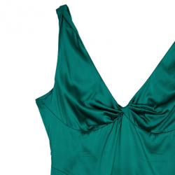 Pre Owned Versace Signature Silk Dress M