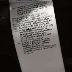 Pre Owned Versace Black Wool Meduda Button Detail Culotte Trousers S