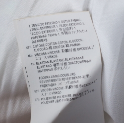 Pre Owned Versace Collection Multicolor Printed Cotton Stretch  Sheath Skirt M