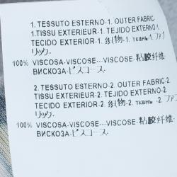 Pre Owned Versace Multiprint Jersey Shift Dress L