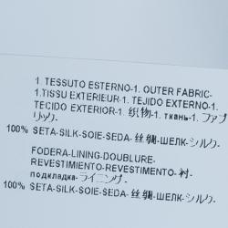 مملوكة مسبقًا Versace Blue Animal Floral Silk Top M