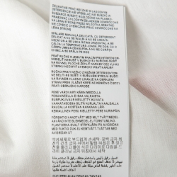 Pre Owned Versace White Cotton Medusa Embellished Short Sleeve T-Shirt S