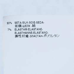 Pre Owned Versace Green Pixel Printed Silk Shirt L