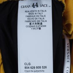 مملوكة مسبقًا فستان سهرة فيرساتشي حمالة رقبة نمط الألوان M