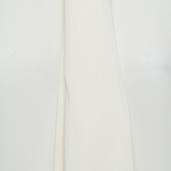 مملوكة مسبقًا Versace Cream Silk Collar Knot Top M