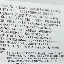 مملوكة مسبقًا Versace Cream Silk Collar Knot Top M