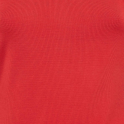 Pre Owned Versace Red  Wool Cut-out Sheath Midi Dress M