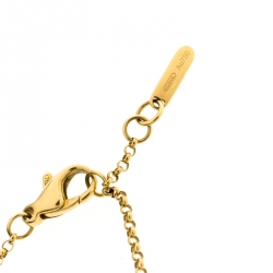 Versace Diamond 18k Yellow Gold Soft Bracelet