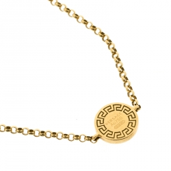 Versace Diamond 18k Yellow Gold Soft Bracelet
