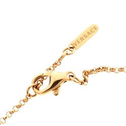 Versace Red Gemstone 18k Rose Gold Soft Bracelet