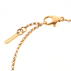 Versace Red Gemstone 18k Rose Gold Soft Bracelet