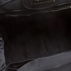 مملوكة مسبقًا Versace Black Patent Leather Chain Link Satchel