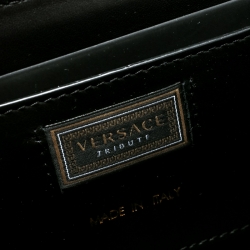 Versace Multicolor Clash Print Icon Leather Shoulder Bag