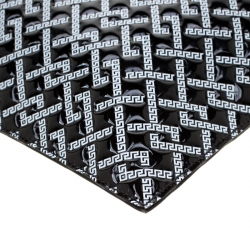 Pre Owned Versace Black Signature Patent Leather Pouch