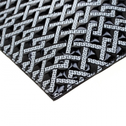 Pre Owned Versace Black Signature Patent Leather Pouch