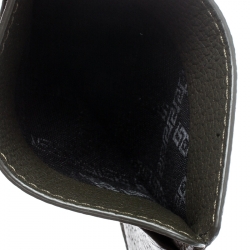 Versace Mossy Green Leather Card Case