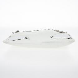 Versace White Studded Hobo
